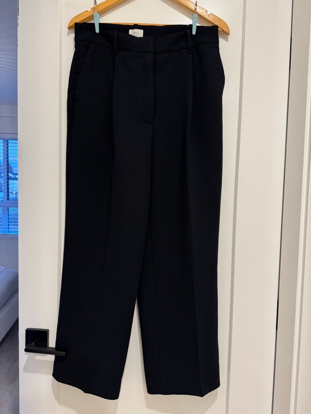 Wilfred Agency Pant Black HEMMED